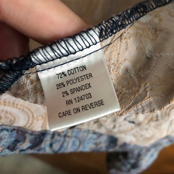 Baxter & Wells Vintage 90's Blue Floral Paisley Embroidered Jacket Boho Artsy XL - Picture 15 of 16